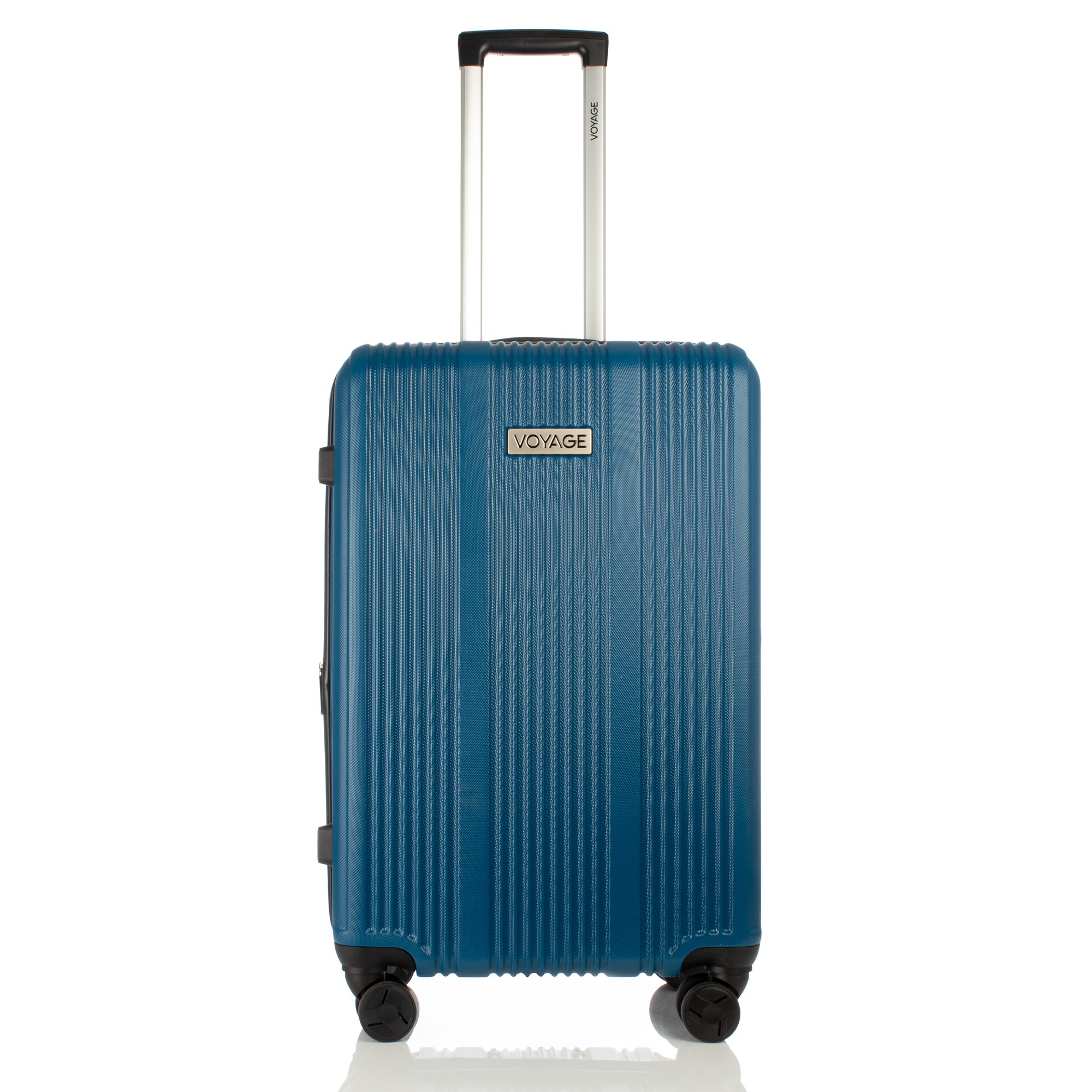 Maleta De Viaje Rígida Original  Voyage Equipaje Azul De 28 Pulgadas .