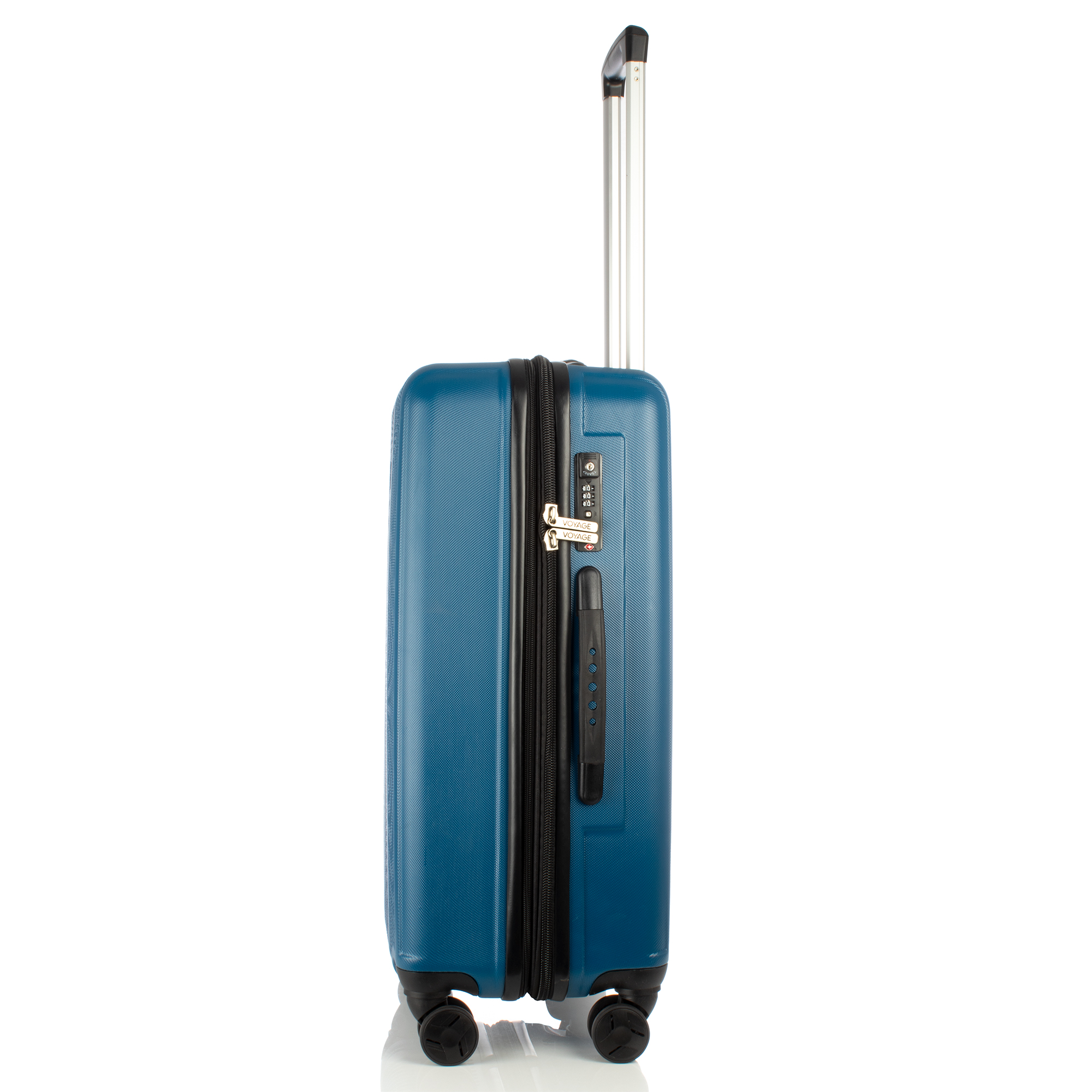 Maleta De Viaje Rígida Original  Voyage Equipaje Azul De 28 Pulgadas .