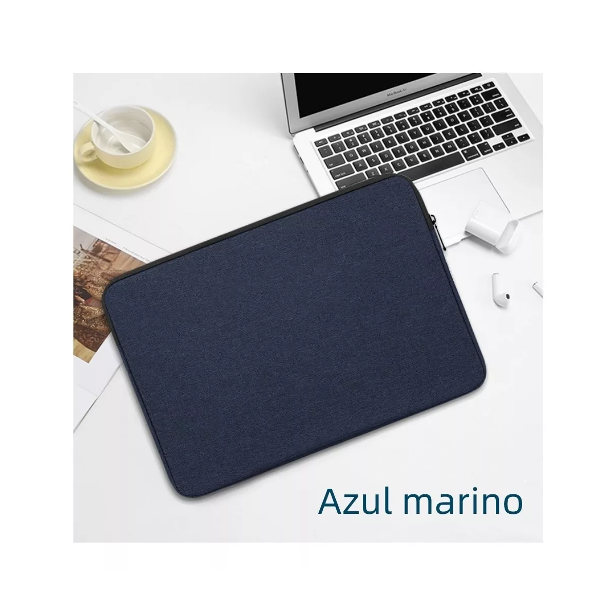 Bolsa Impermeable Funda Para Portátil Funda Protectora Azul 14.