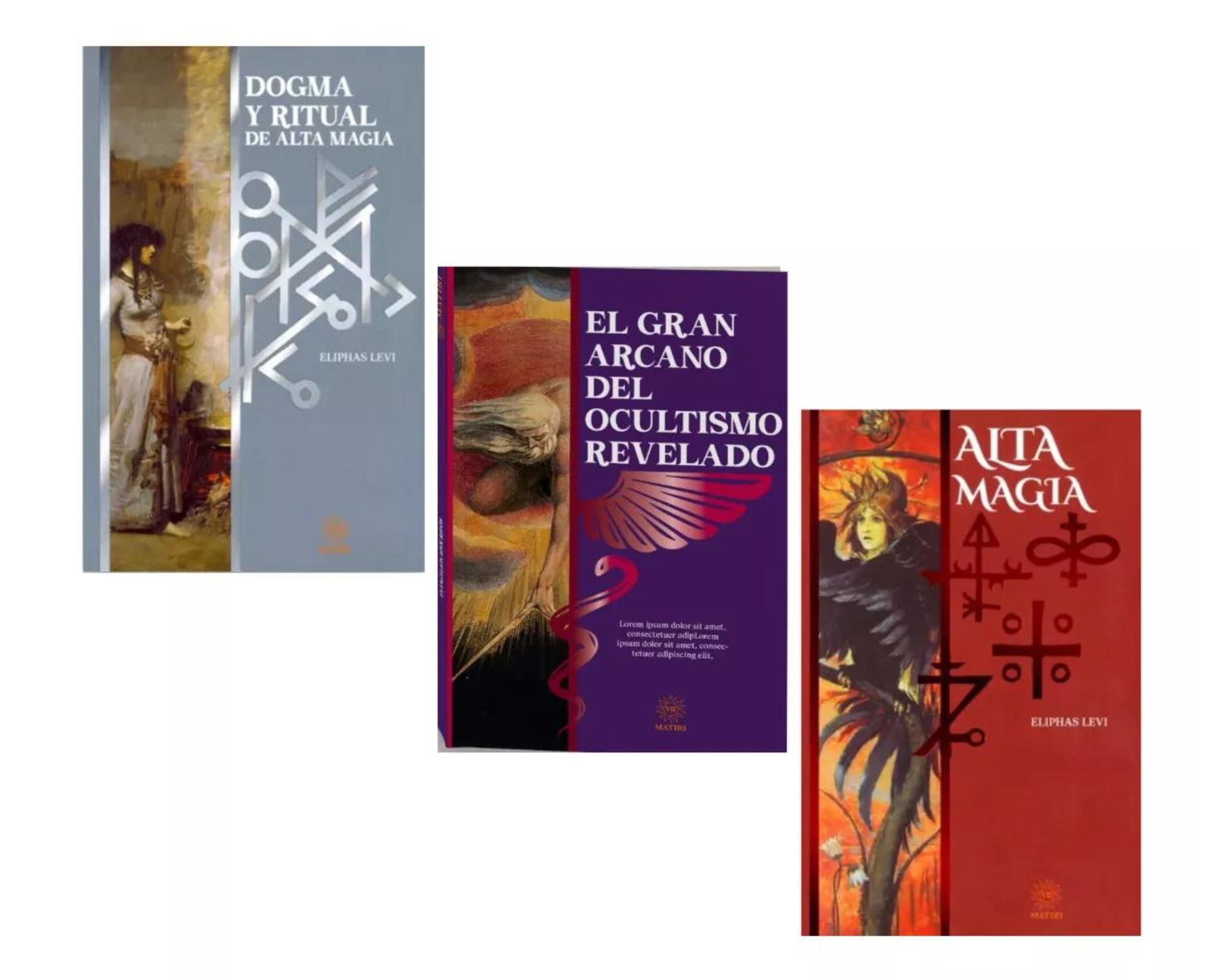 3 Libros Eliphas Levi / Dogma Y Ritual Alta Magia El Gran Arcano.