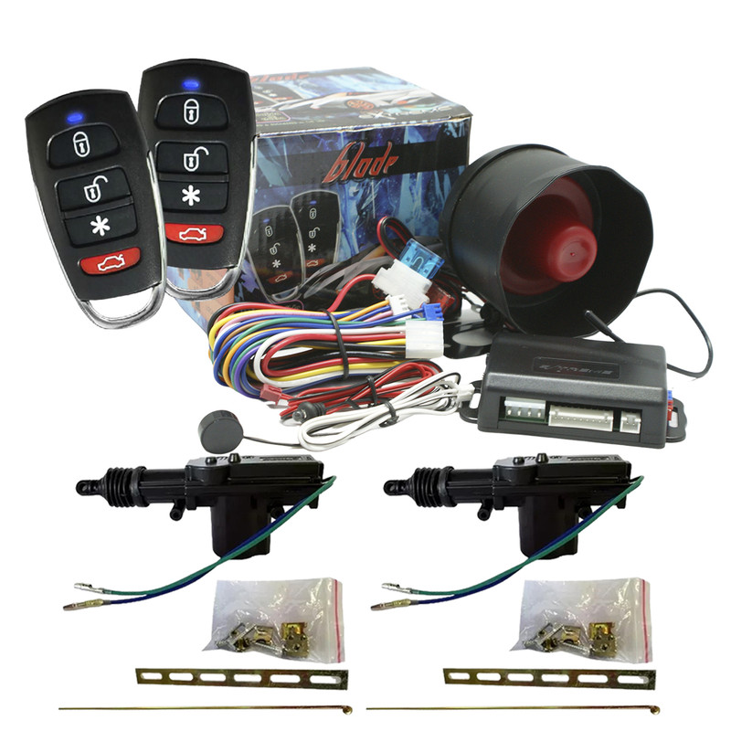 Alarma Auto Extreme Blade Carros Combo Con 2 Actuadores.