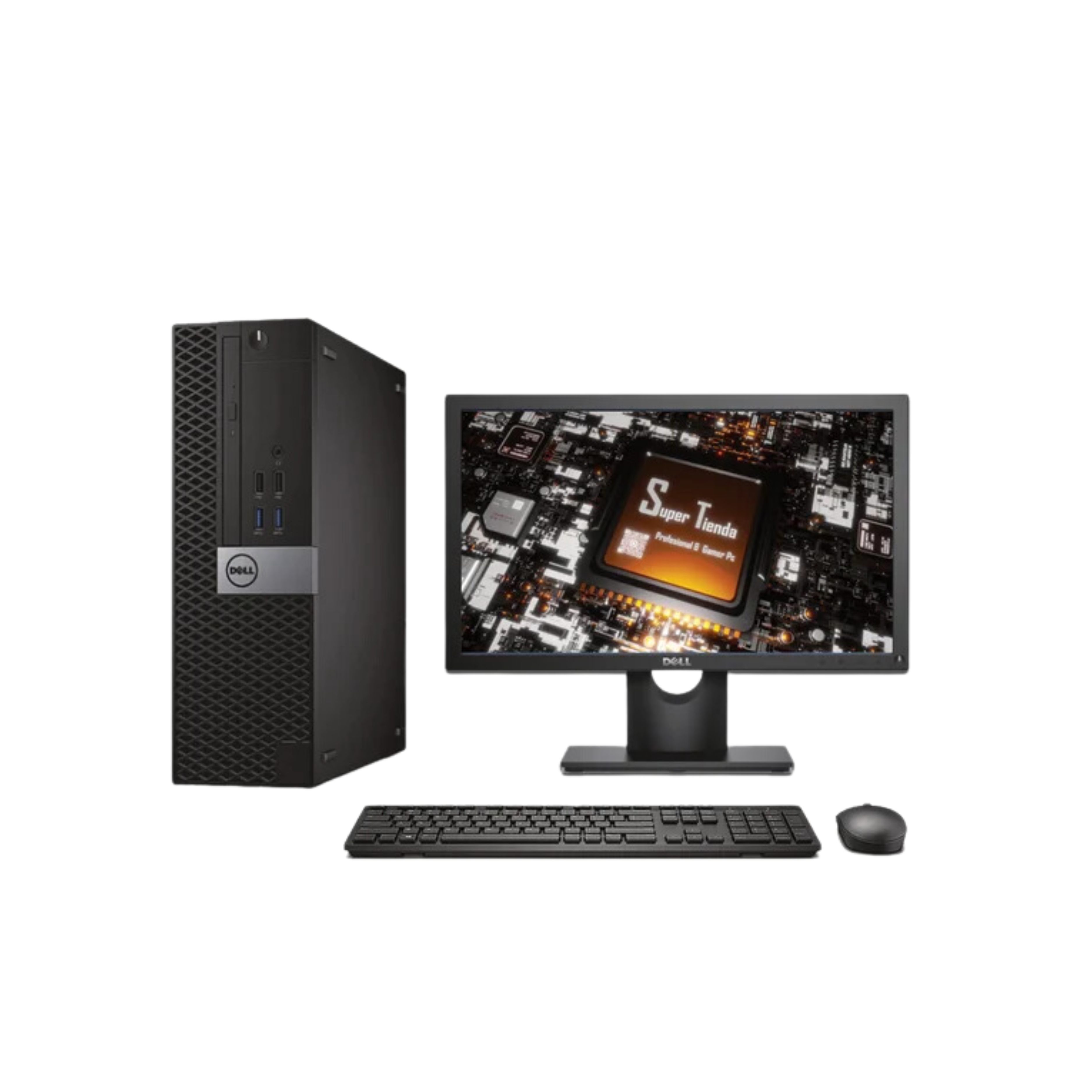 Equipo Completo Core I7 7ma gen 16 ram 240ssd 4gb video Monitor 22"