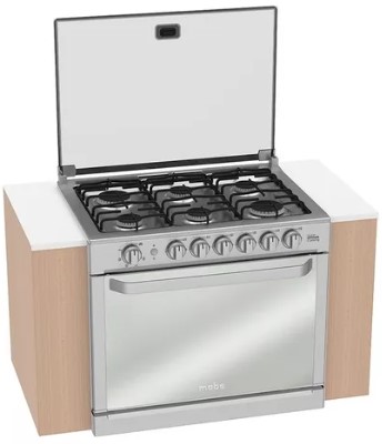 Estufa Mabe MA0C80280CI Gas Empotrable 80 cm Color Silver 6 Quemadores