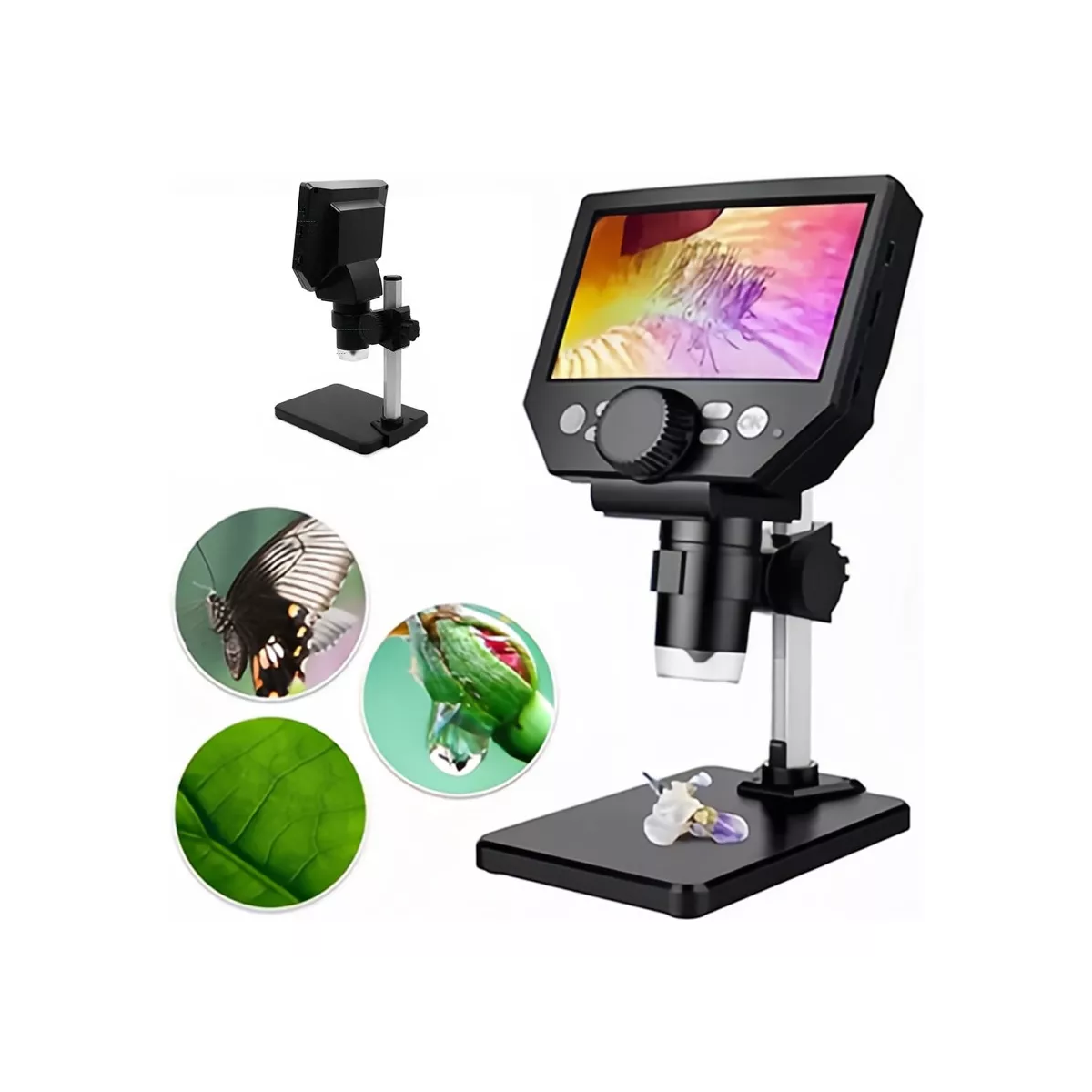 Microscopio Electrónico Académico Con Pantalla Lcd Hd 4.3.