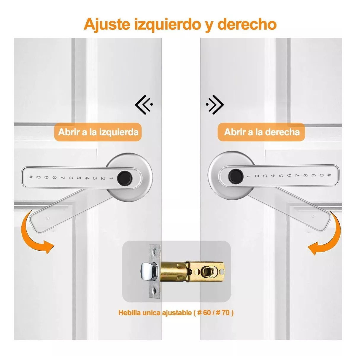 Cerradura Inteligente Chapa Electrónica App Huella Tt Lock.
