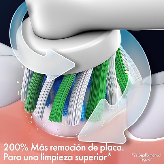 Oral B Cepillo de Dientes Eléctrico Recargable Vitality 100 + Pack 4 ...