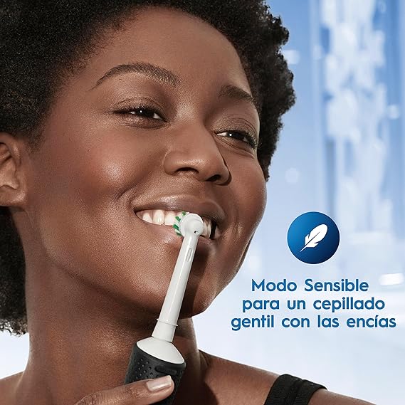 Oral B Cepillo de Dientes Eléctrico Recargable Vitality 100 + Pack 4 ...