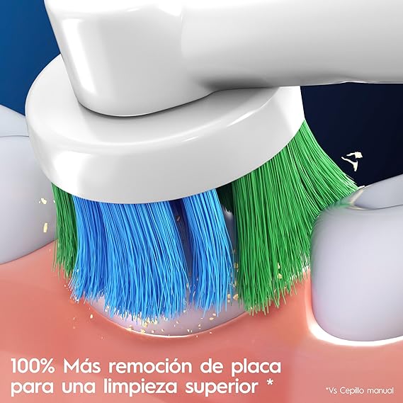 Oral B, Cabezales de Repuesto Pro Salud para Cepillo de Dientes Eléctrico, 1 Paquete con 4 Unidades.