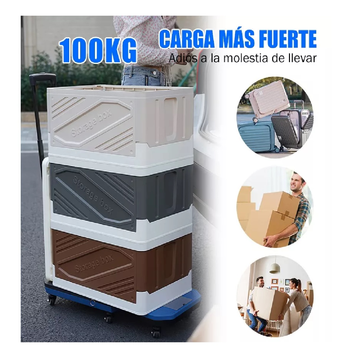 Carrito Plegable De Carga Plataforma Diablito Patin De Acero