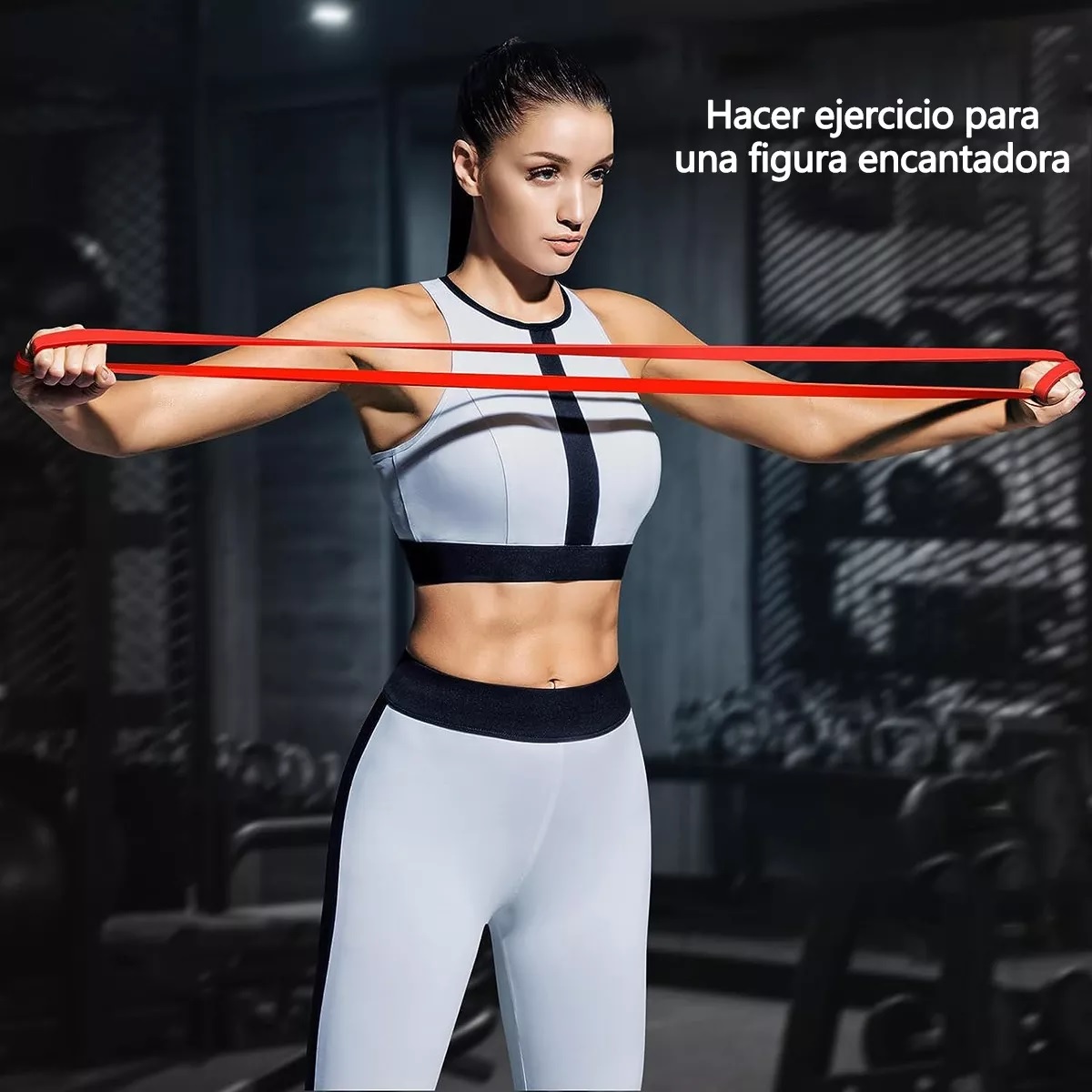 Kit 4 Pcs Bandas De Resistencia De Ejercicio Yoga Y Fitness .