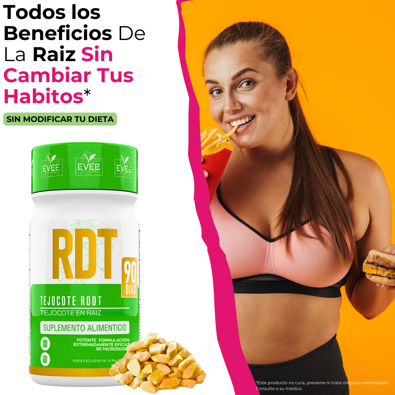 RDT® Raiz de Tejocote Individual (90 Dias) + Envio GRATIS.