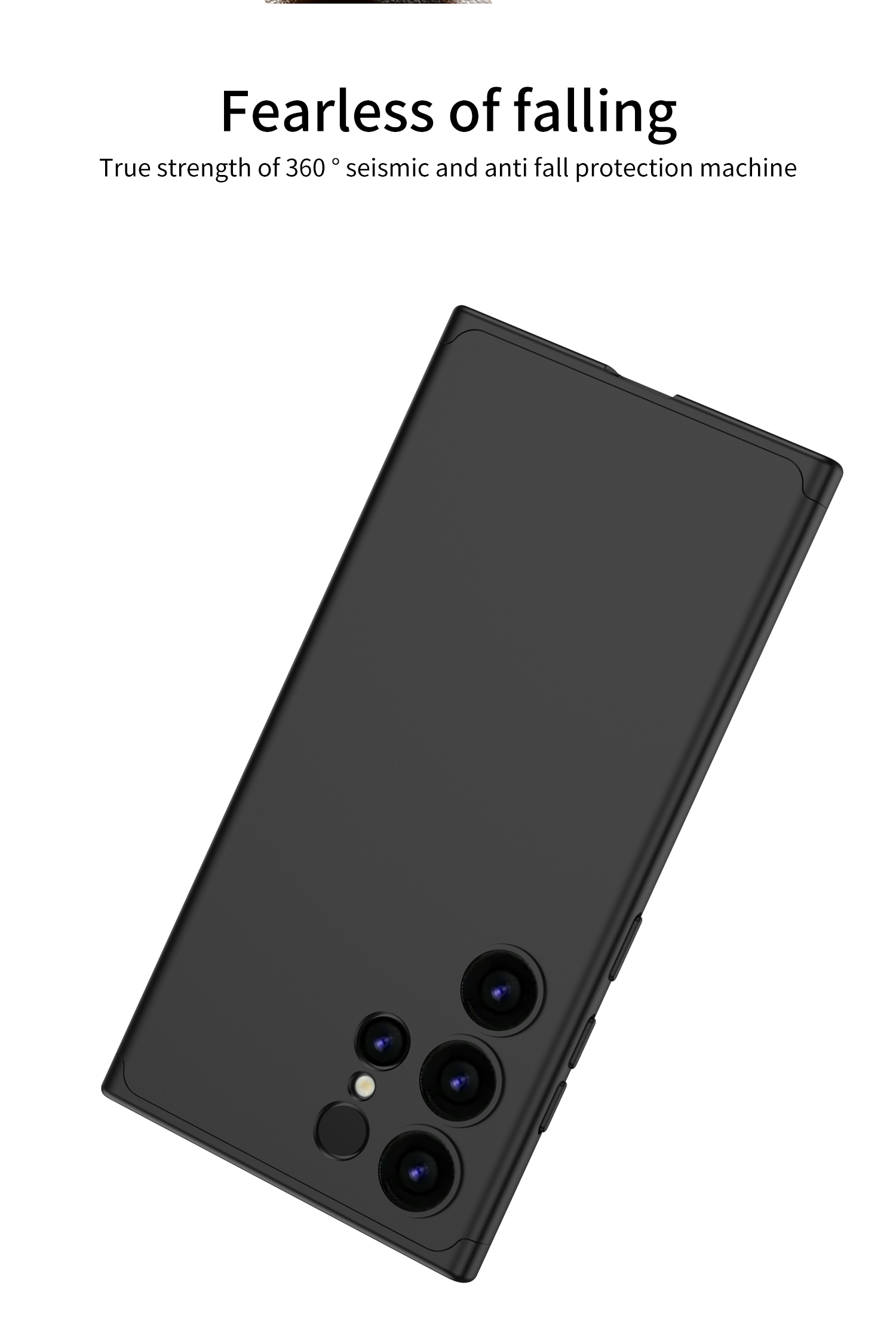 Funda Fina Negro Completo para Samsung Galaxy S24 Ultra 
