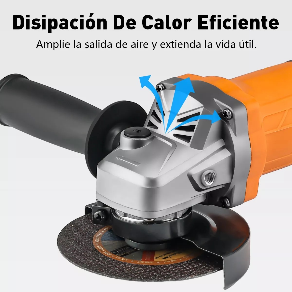 Esmeriladora Angular Inalámbrica Pulidora Amoladora+2bateria.
