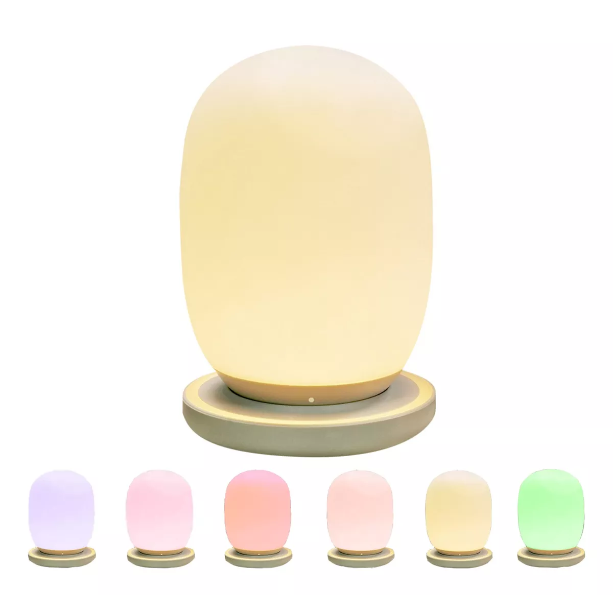 Lampara De Noche Recargable 256 Colores Luz Led Y 2 Modos.