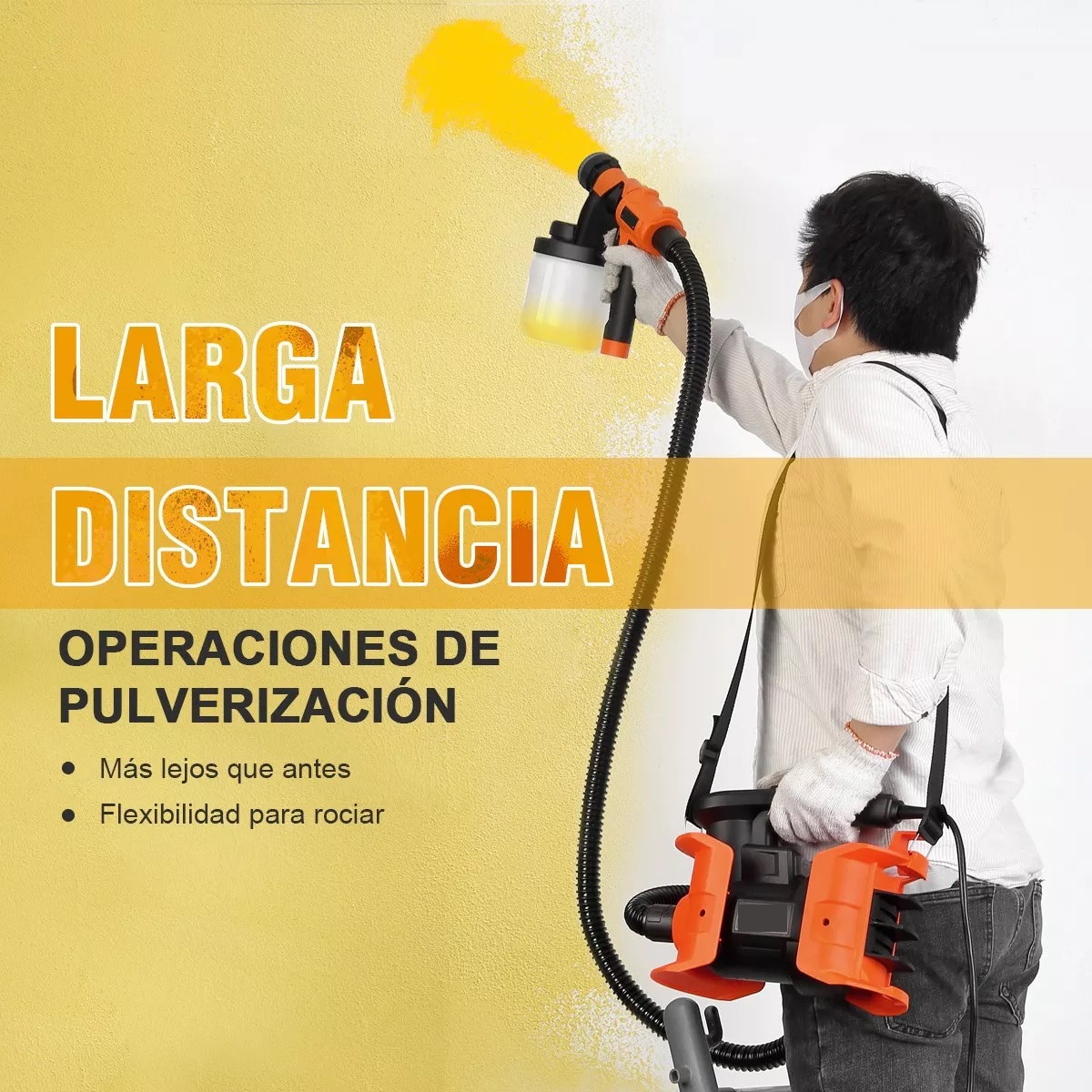 Pistola Eléctrica Para Pintar Hvlp De 1000w.