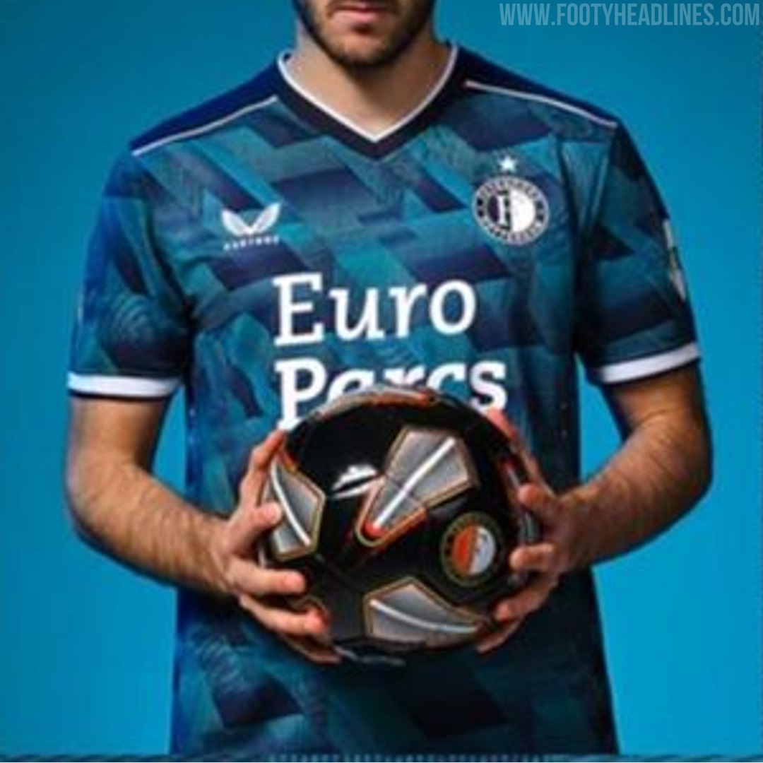 Jersey Feyenoord Rotterdam 2023/2024 Visita Azul Talla S.