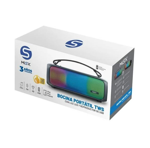 Bocina Portátil Bluetooth Misik MS267.
