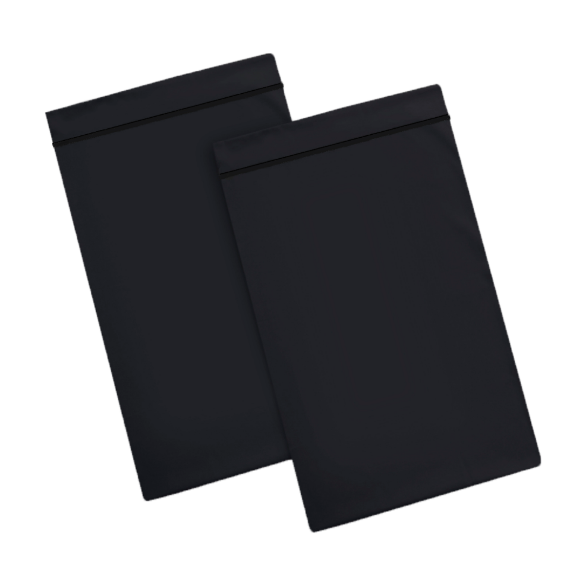 2 Fundas de almohada Koala - Estándar - Negro.