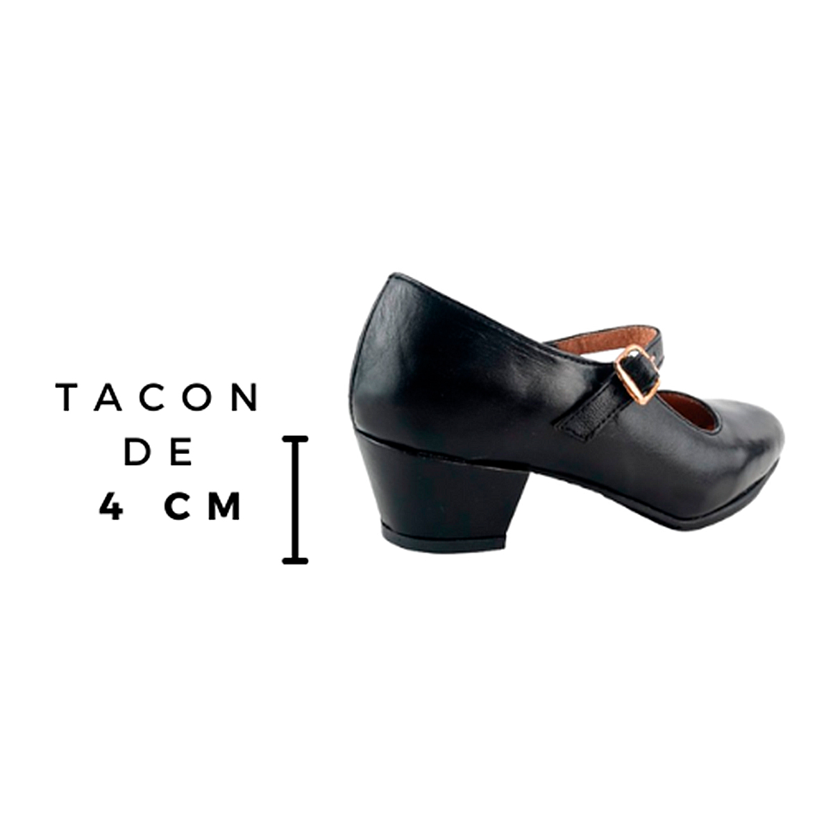 Zapatos Dama Danza Regional Folklor Baile 100% piel 145-n