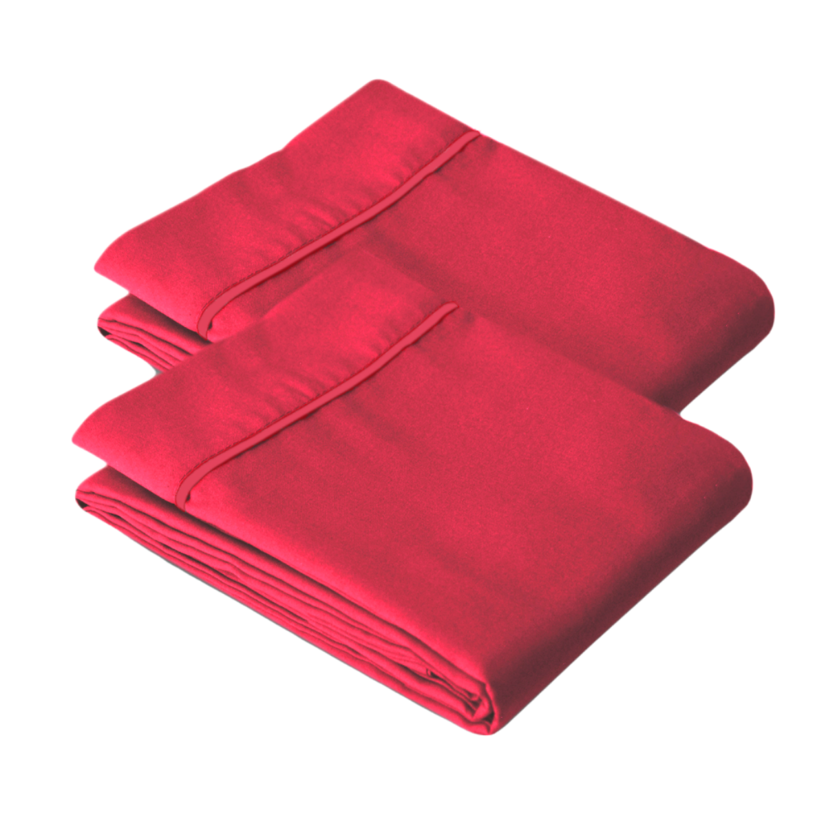 2 Fundas de almohada Koala - King Size - Rojo.