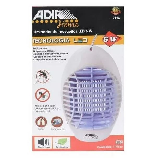 Eliminador De Mosquitos Adir 2196 De 6 Watts.