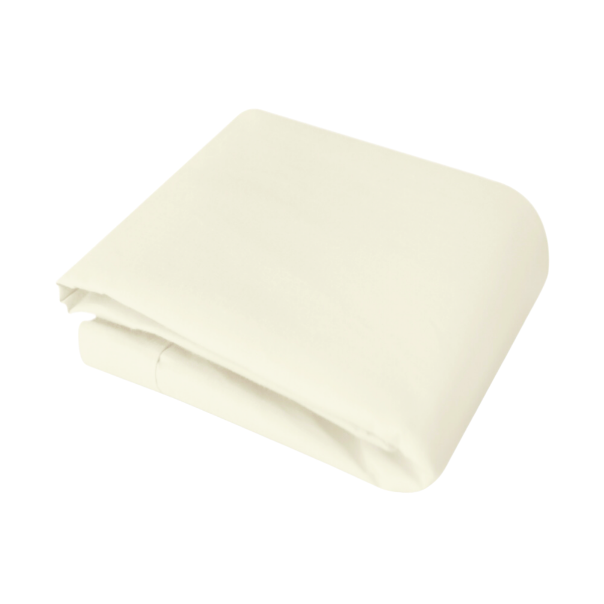 4 Fundas de almohada percal 200 - Estándar - Hueso.