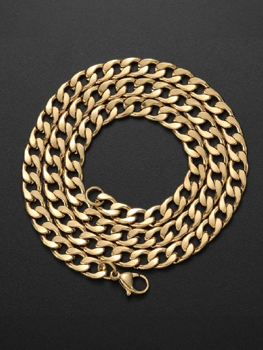 Collana Italiana In Oro Giallo 10K Da 2,5 Mm Per Donna In Maglia