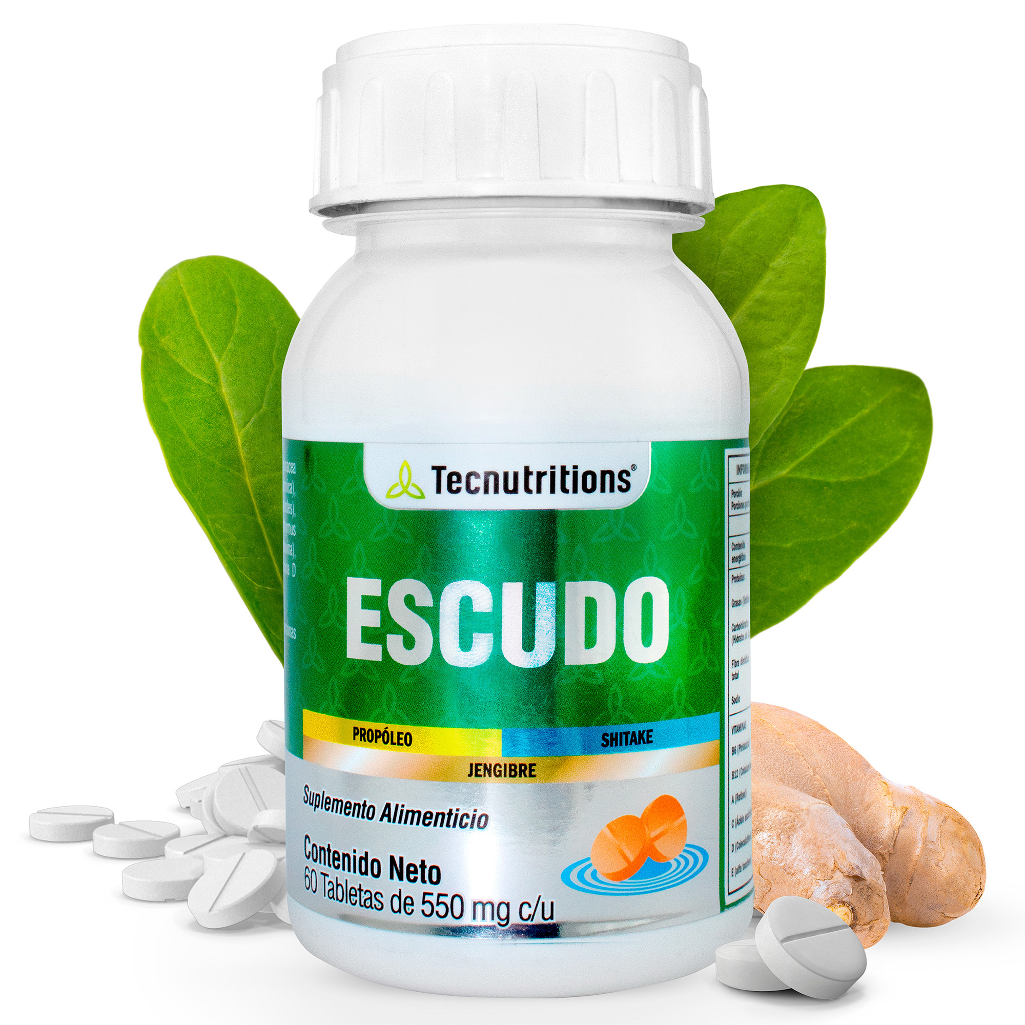Suplemento Escudo Tecnutritions® Sistema Inmune Aumenta Defensas
