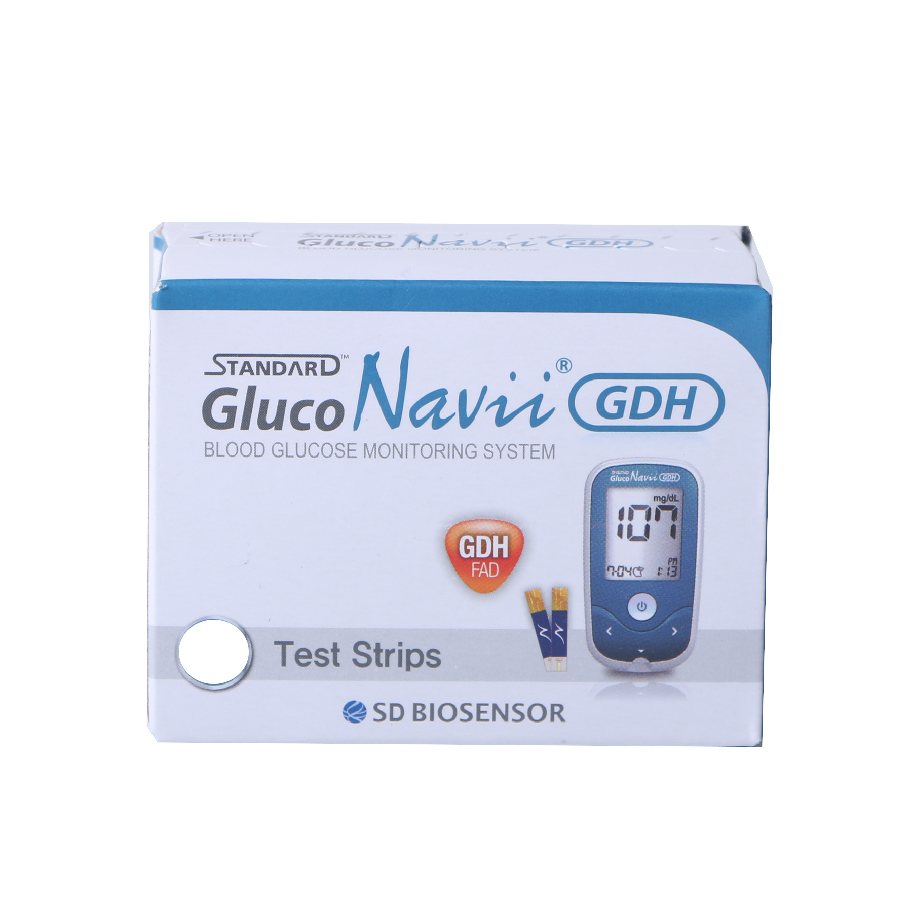 Caja con 50 Tiras reactivas para Gluco Navii GDH - Standard.