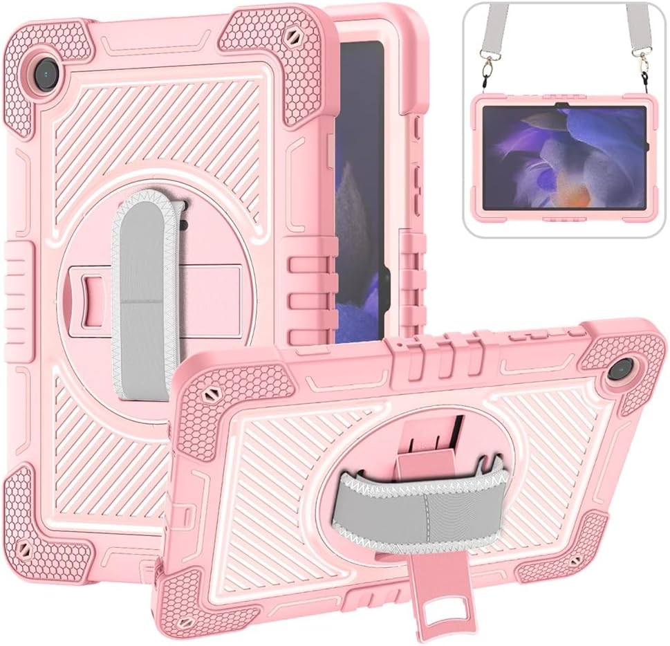 Funda Uso Rudo Para Tablet Samsung Galaxy Tab A9+ Plus Sm-X210 Sm-X216 11 2023 (Rosa).