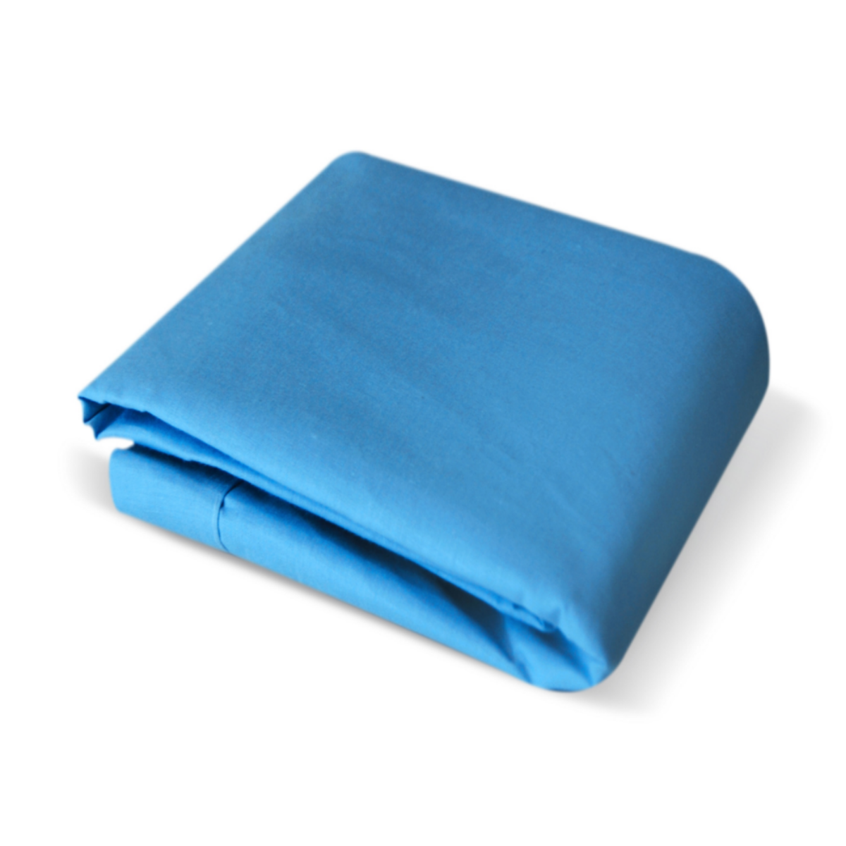 4 Fundas de almohada percal 200 - Estándar - Turquesa.