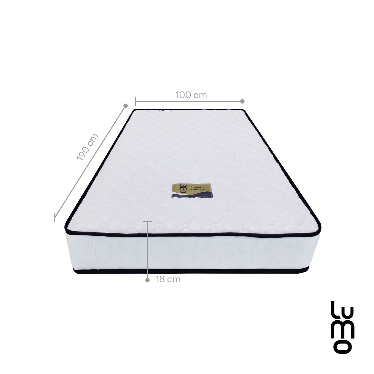  Colchon Individual Ortopedico Premium Memory Foam+resortes.