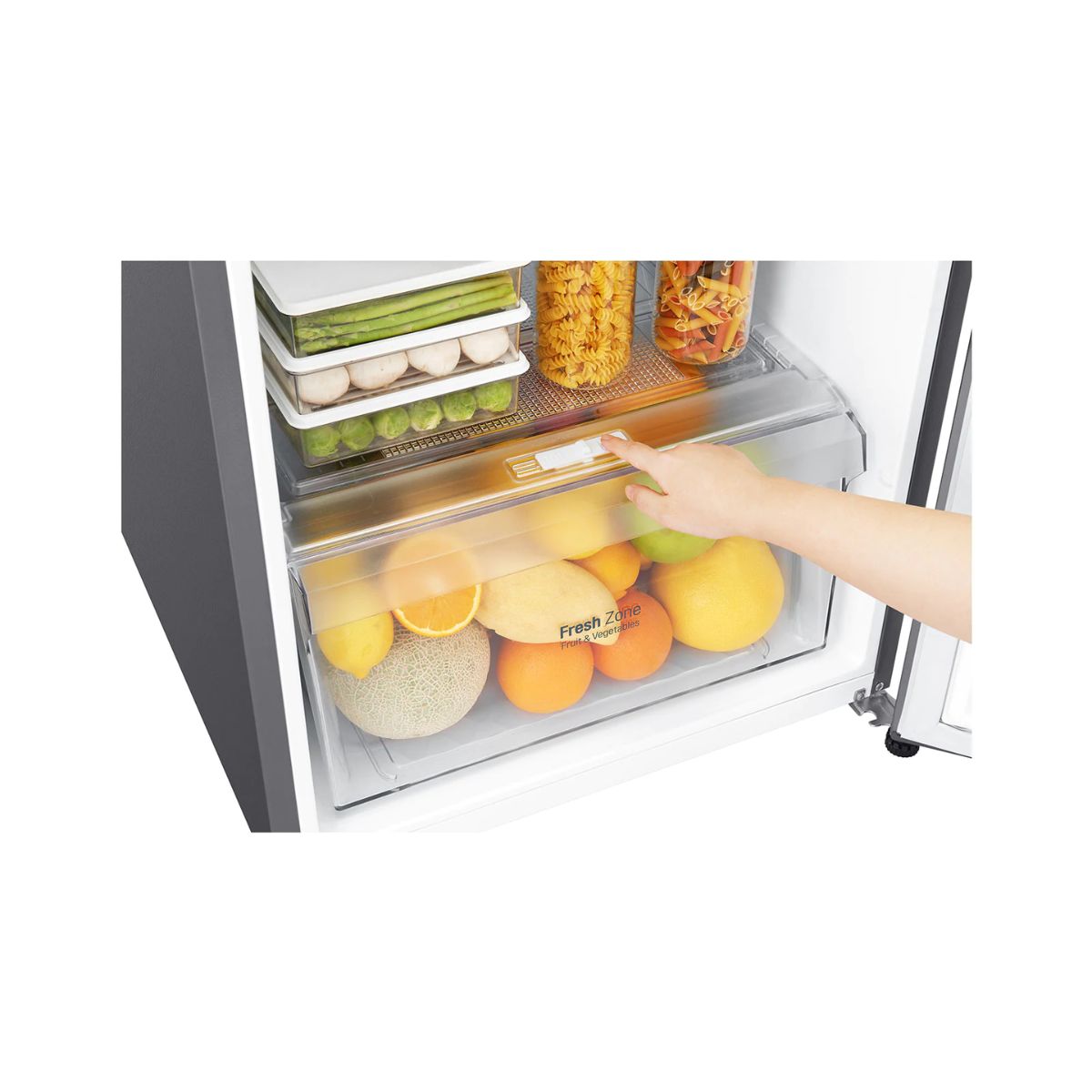Refrigerador 9 pies smart inverter top freezer marca lg.