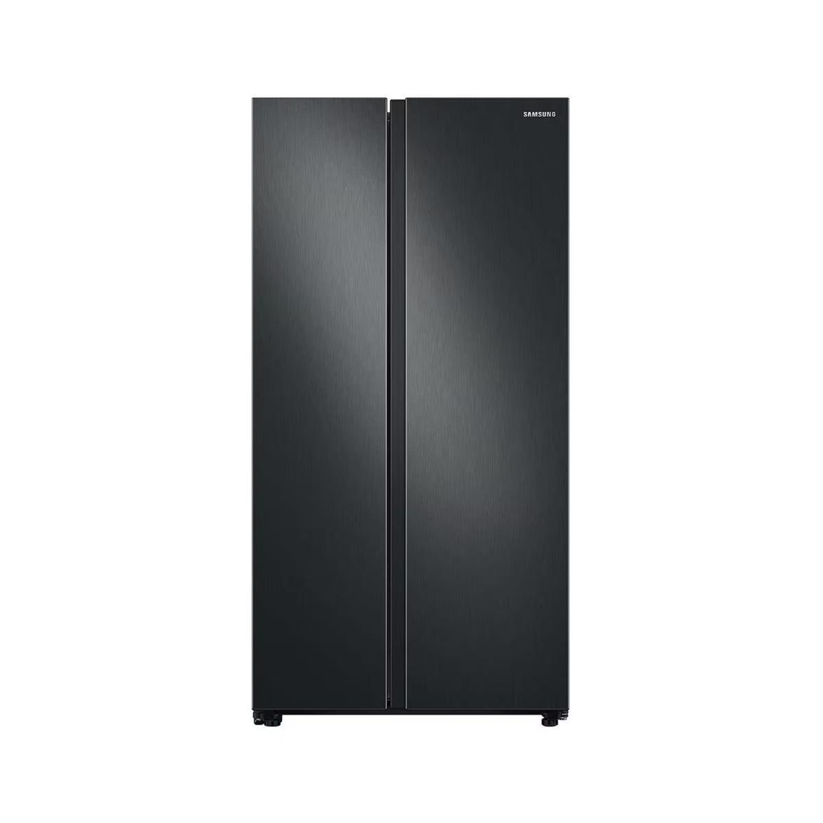 Refrigerador 28 pies color negro duplex marca samsung.