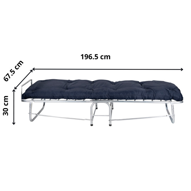 Catre con colchoneta de memory foam Atlas.