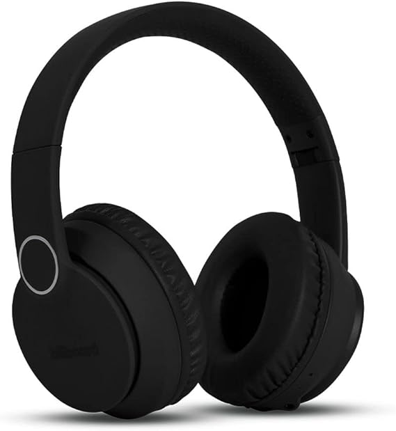 Billboard Audífonos Inalámbricos Soul Track On Ear | Cancelación De Ruido Ambiental | Batería De hasta 5 Horas Duración Función Auxiliar con Cable 3.5. mm | Micrófono para Recibir Llamadas (Negro).