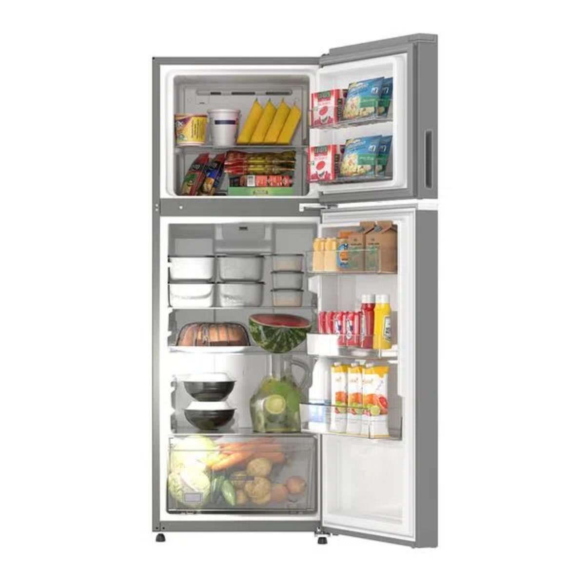 Refrigerador whirlpool top mount 2 puertas mod. wt1130m 11p silver.