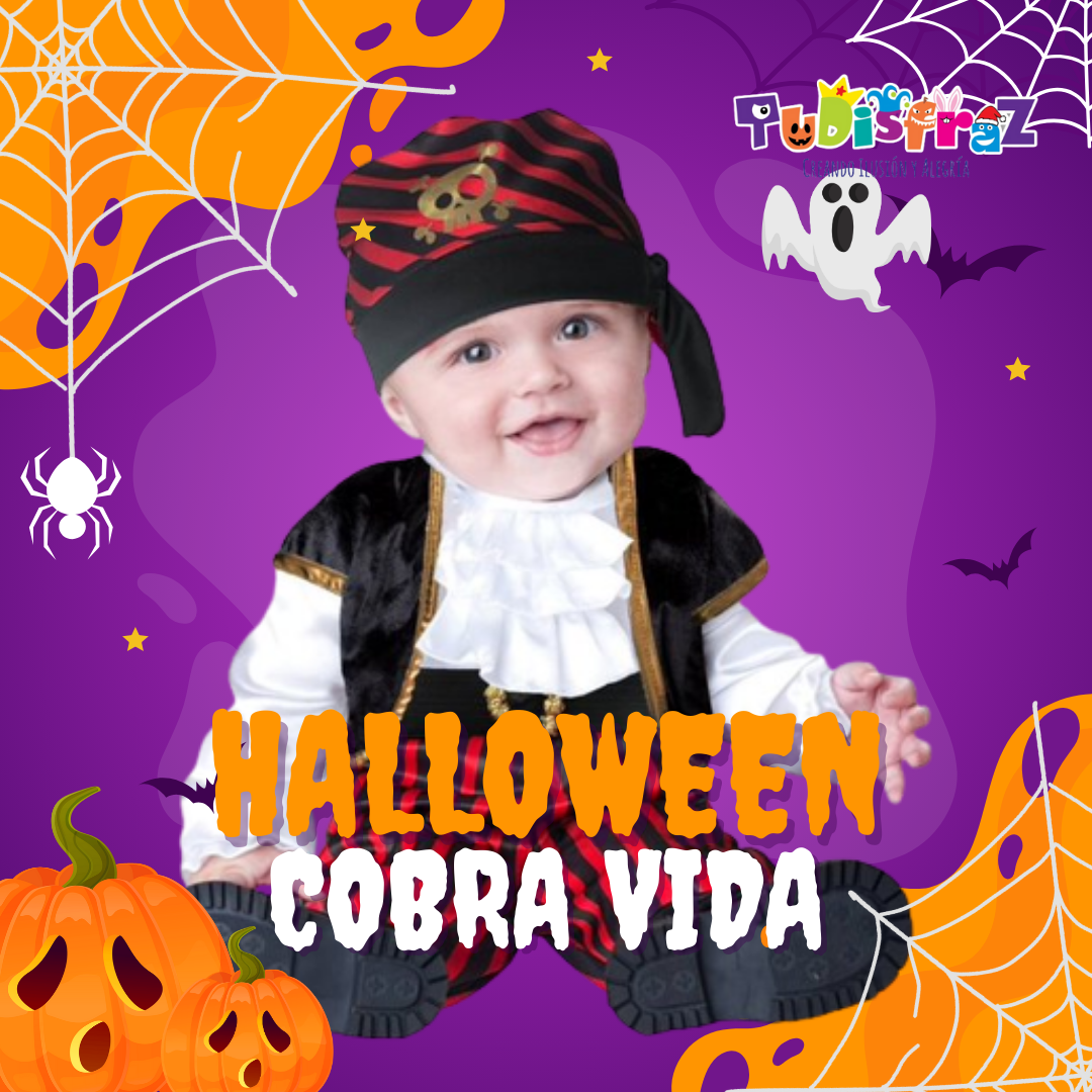 Disfraz de Pirata - Disfraz de Halloween - Disfraces para Bebés y Niños