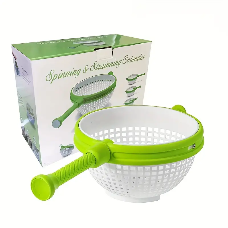 Escurridor De Verduras Y Centrifugador De Lechuga Giratorio