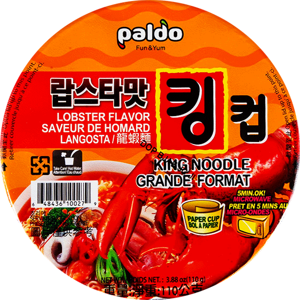 Paldo Ramen Premium Sabor Langosta 6 piezas de 110 gr