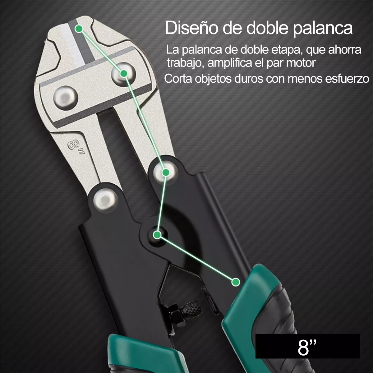 Pinzas Cortapernos Cizallas Alambron Corta Ahorro De Trabajo.