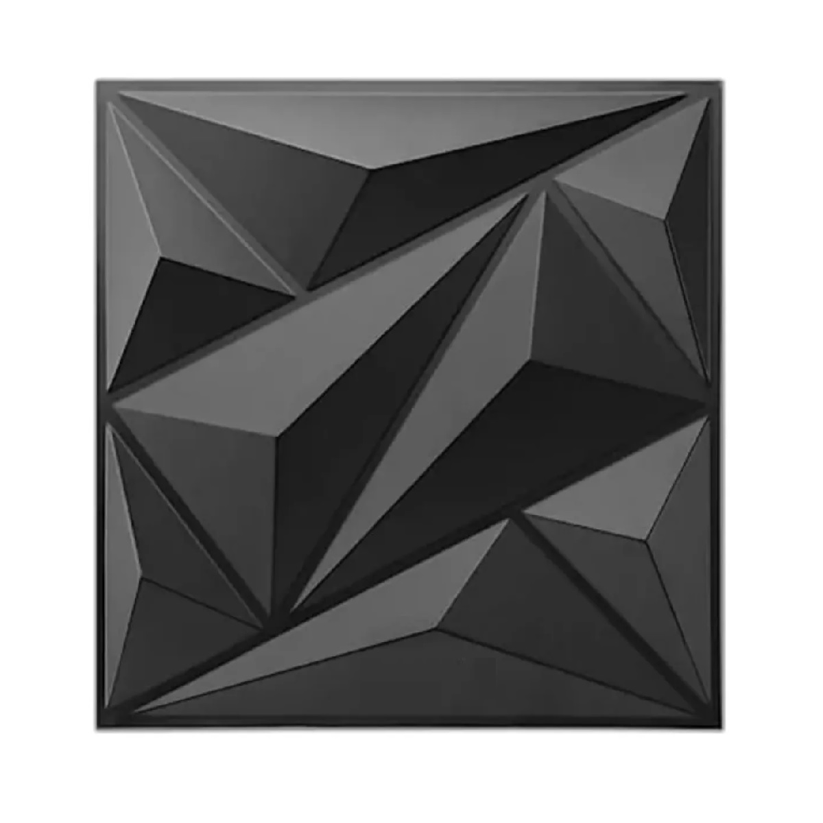 Paneles Decorativo Pvc Pared 3d Wall Con Adhesivo Cinta Negro.