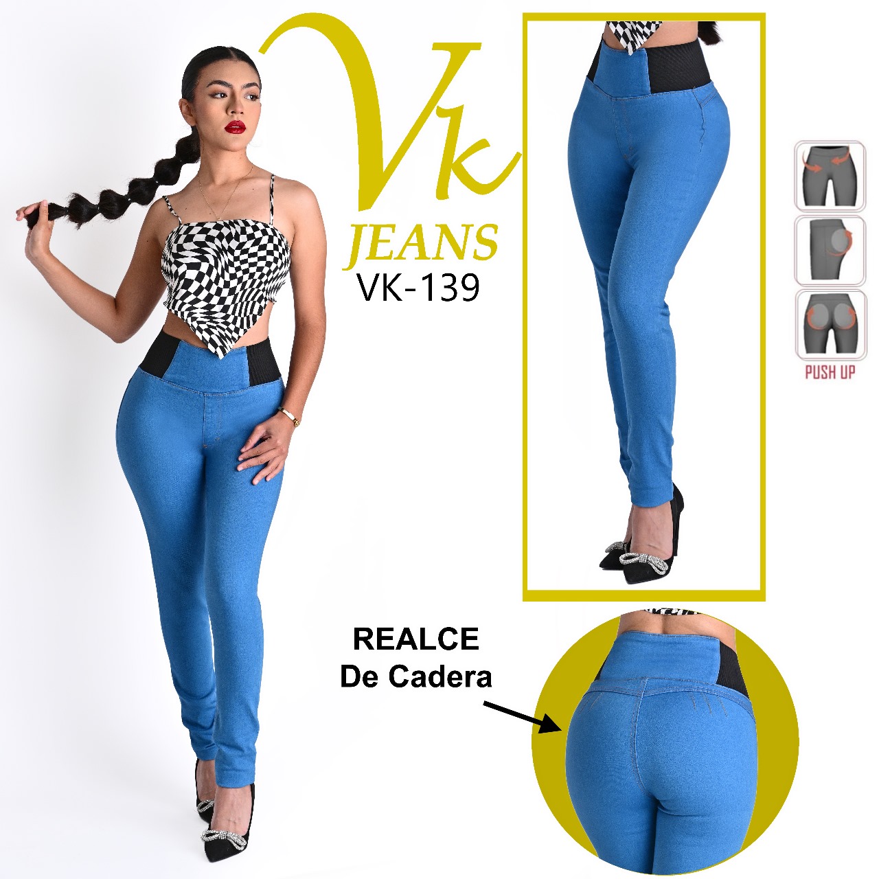 Pantalon jeans dama hotsell