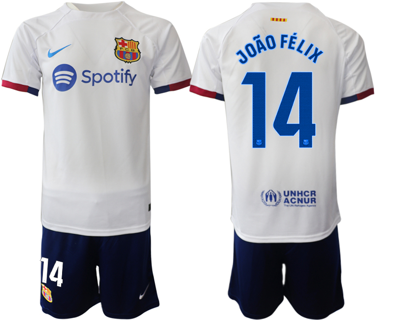 Nuevo! Jersey FC Barcelona 2024 Tercero Blanco Joao Felix 14 Talla M.