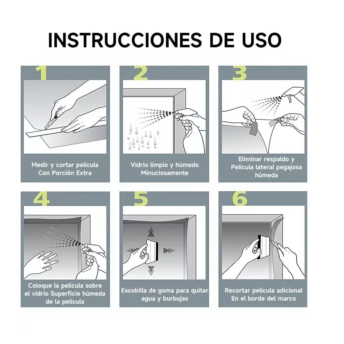 Película De Privacidad Para Ventana Tulipánvinilos Decorativo.