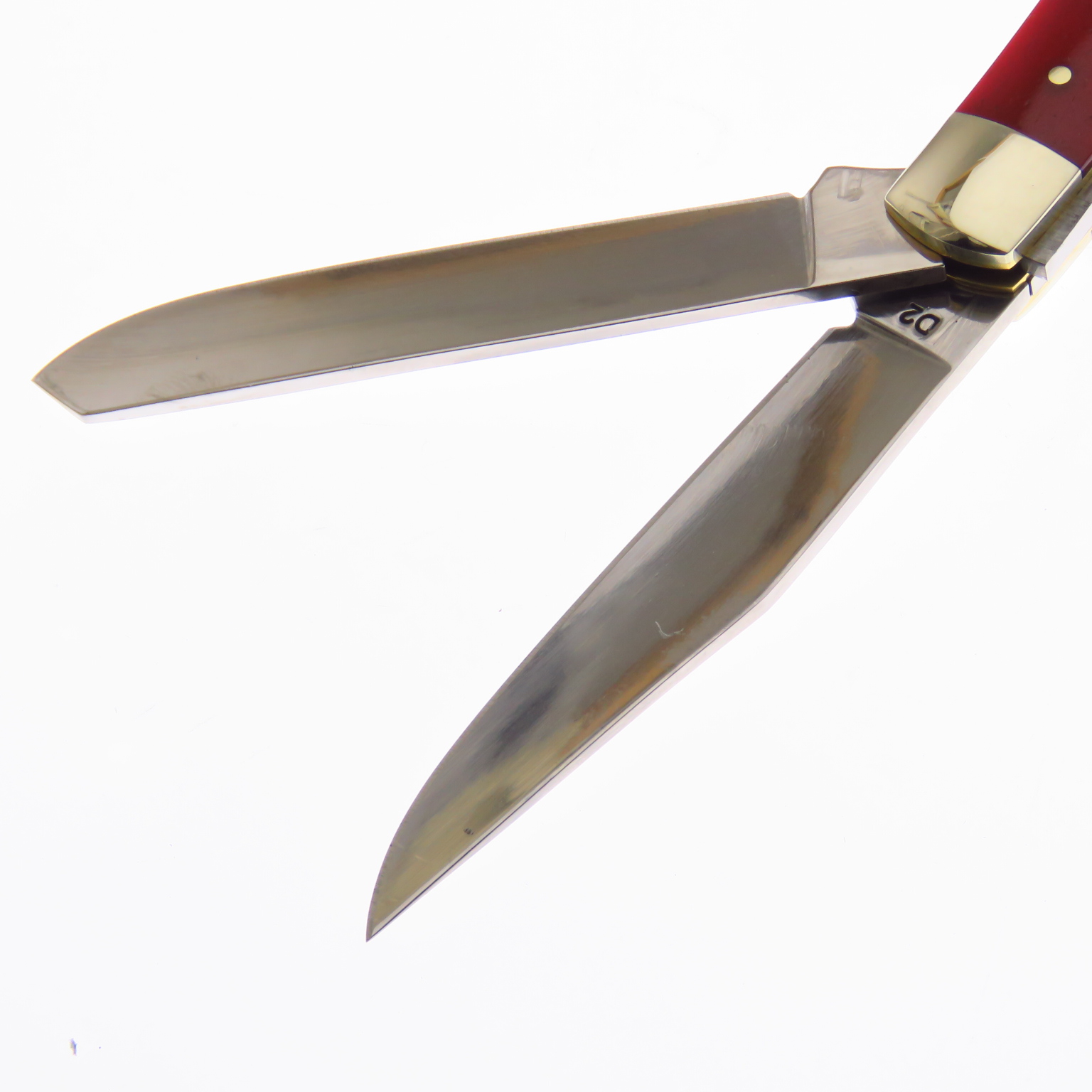 Bo110830 Boker Navaja Trapper 2.0 Hueso Rojo D2 Alto Carbon.