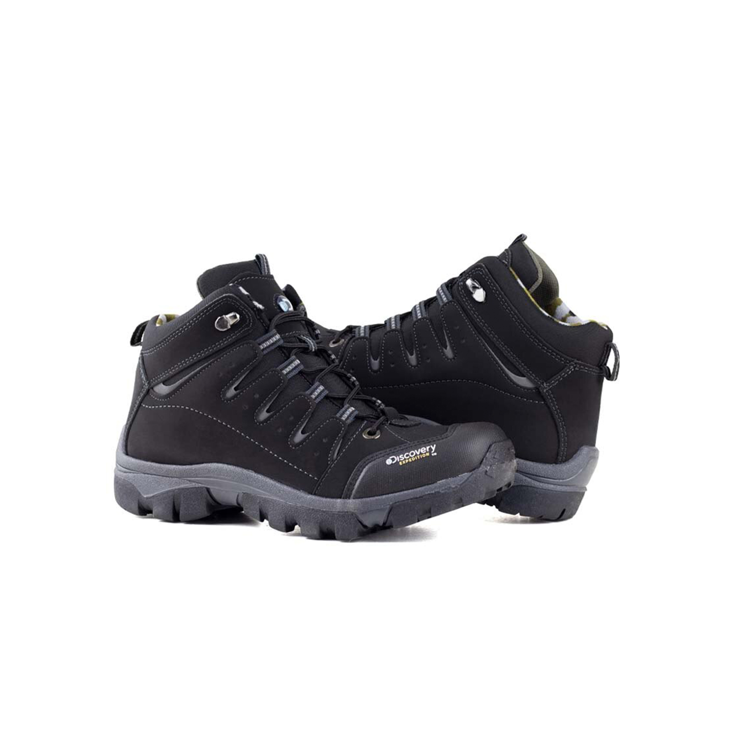 Bota Hiking Discovery Expedition Blackwood 1952 Hombre Color Negro.