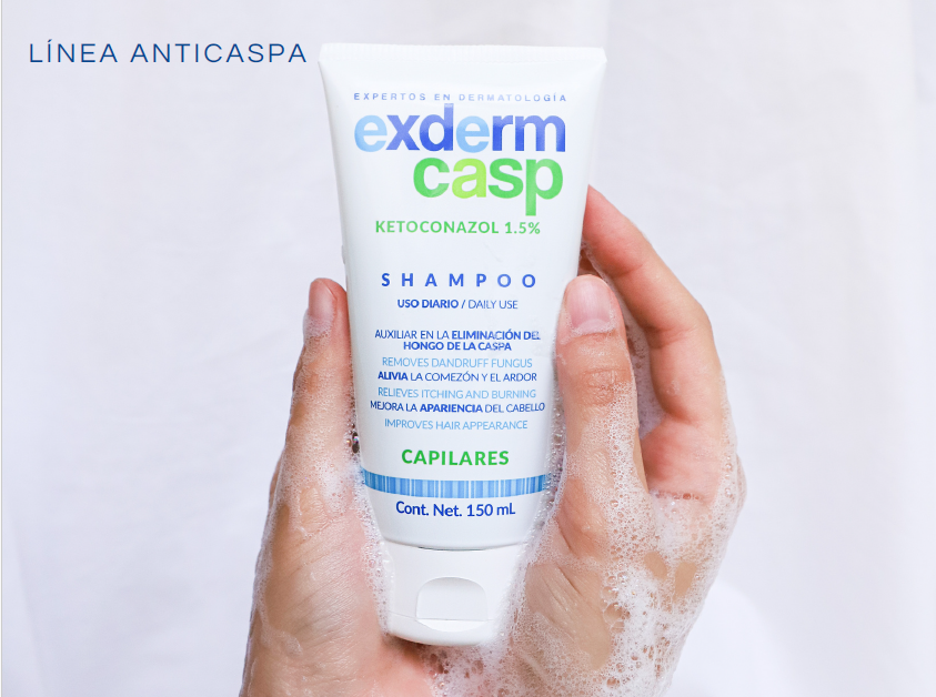 Shampoo Anticaspa Exderm Casp Ketoconazol 150 Ml
