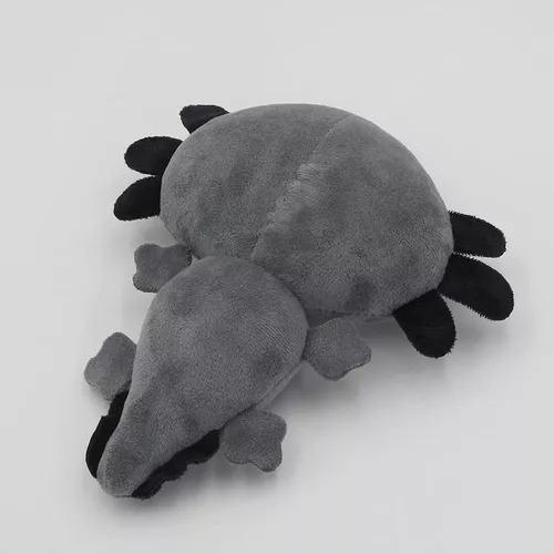 Peluche De Ajolote Esponjoso Suave Varios Colores Divertidos Negro