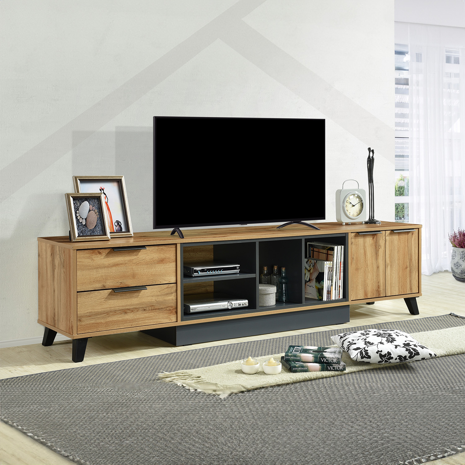 Mesa de Tv Gabinete para Almacenamiento Bossa Quix.